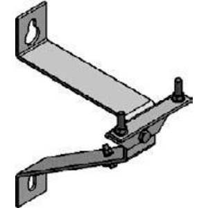 Distribution single phase brackets for mounting two pieces of equipment cutouts, arrestors and potheads